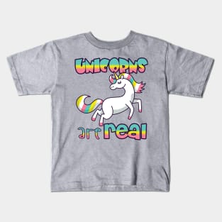 UNICORNS ARE REAL Kids T-Shirt